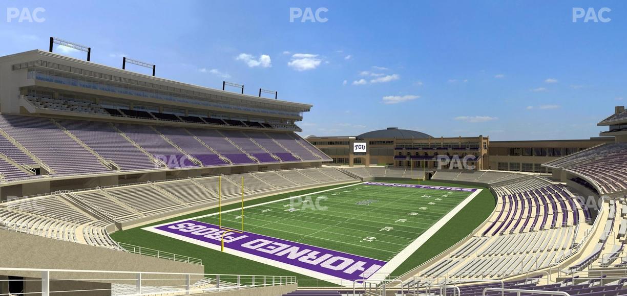 Amon G. Carter Stadium - Section 217 Seat View