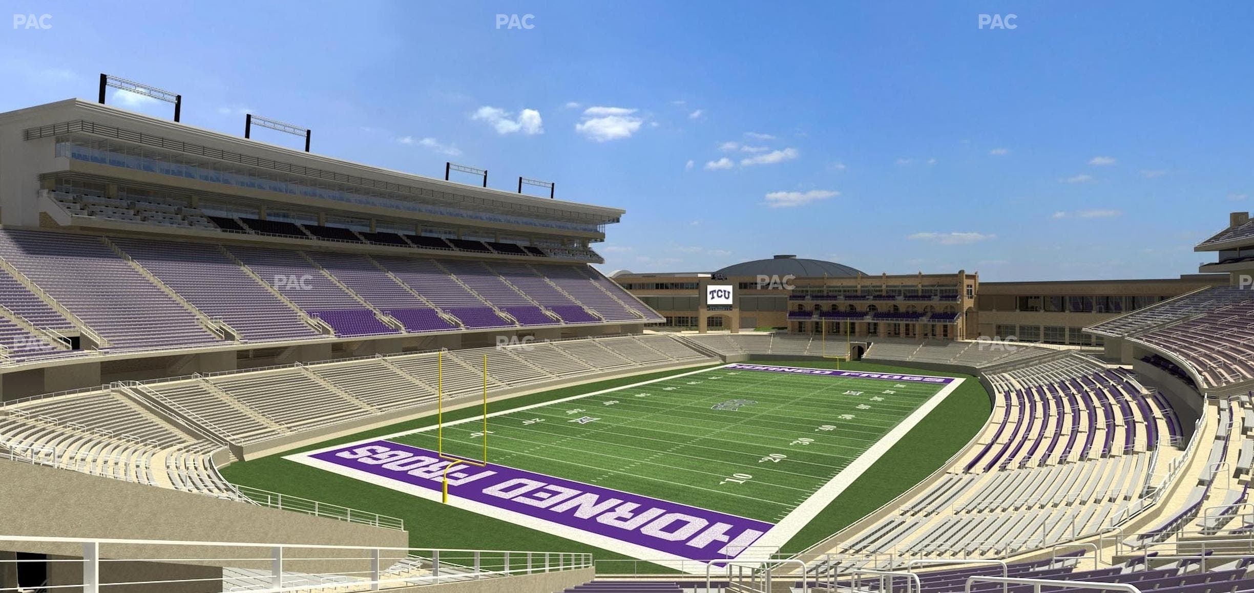 Amon G. Carter Stadium - Section 217 Seat View