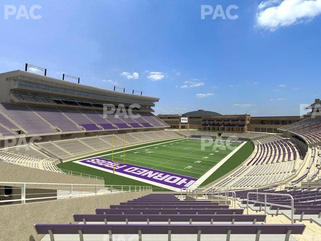 Amon G. Carter Stadium - Section 217 Seat View