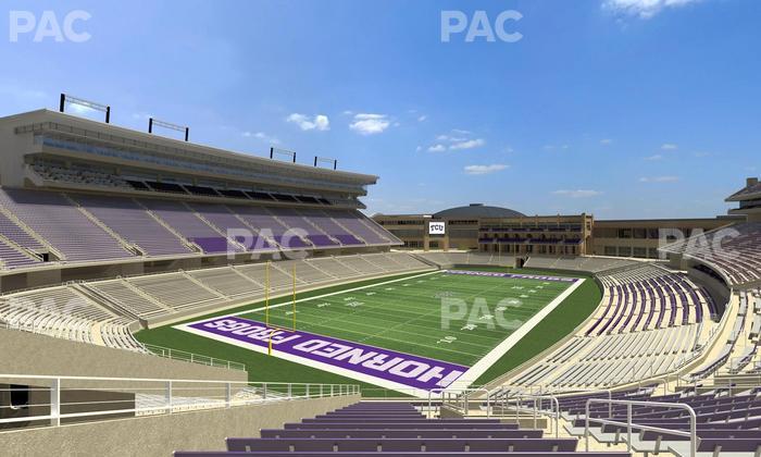 Amon G. Carter Stadium - Section 217 Seat View