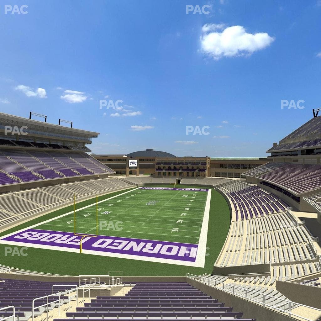 Amon G. Carter Stadium - Section 219 Seat View