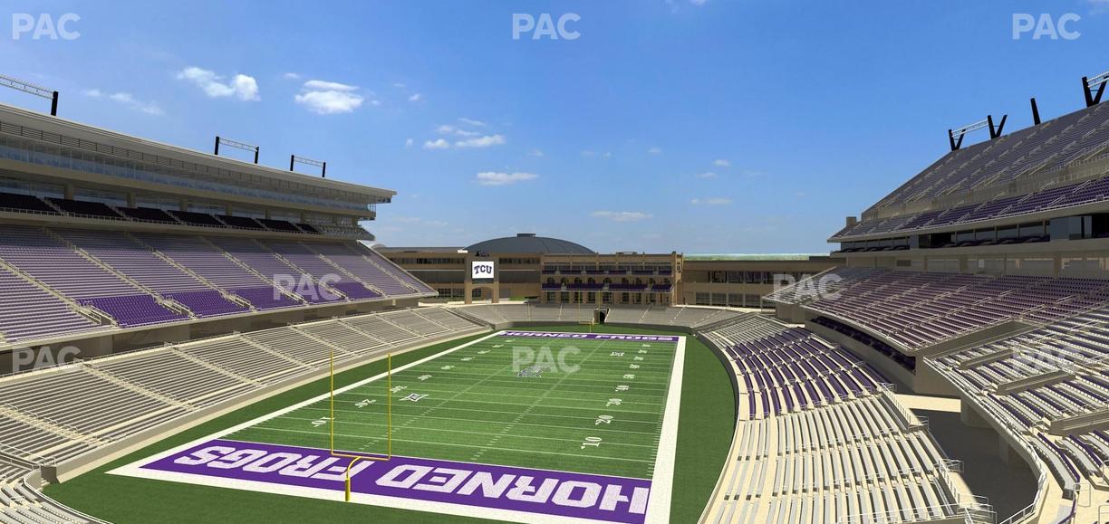 Amon G. Carter Stadium - Section 219 Seat View