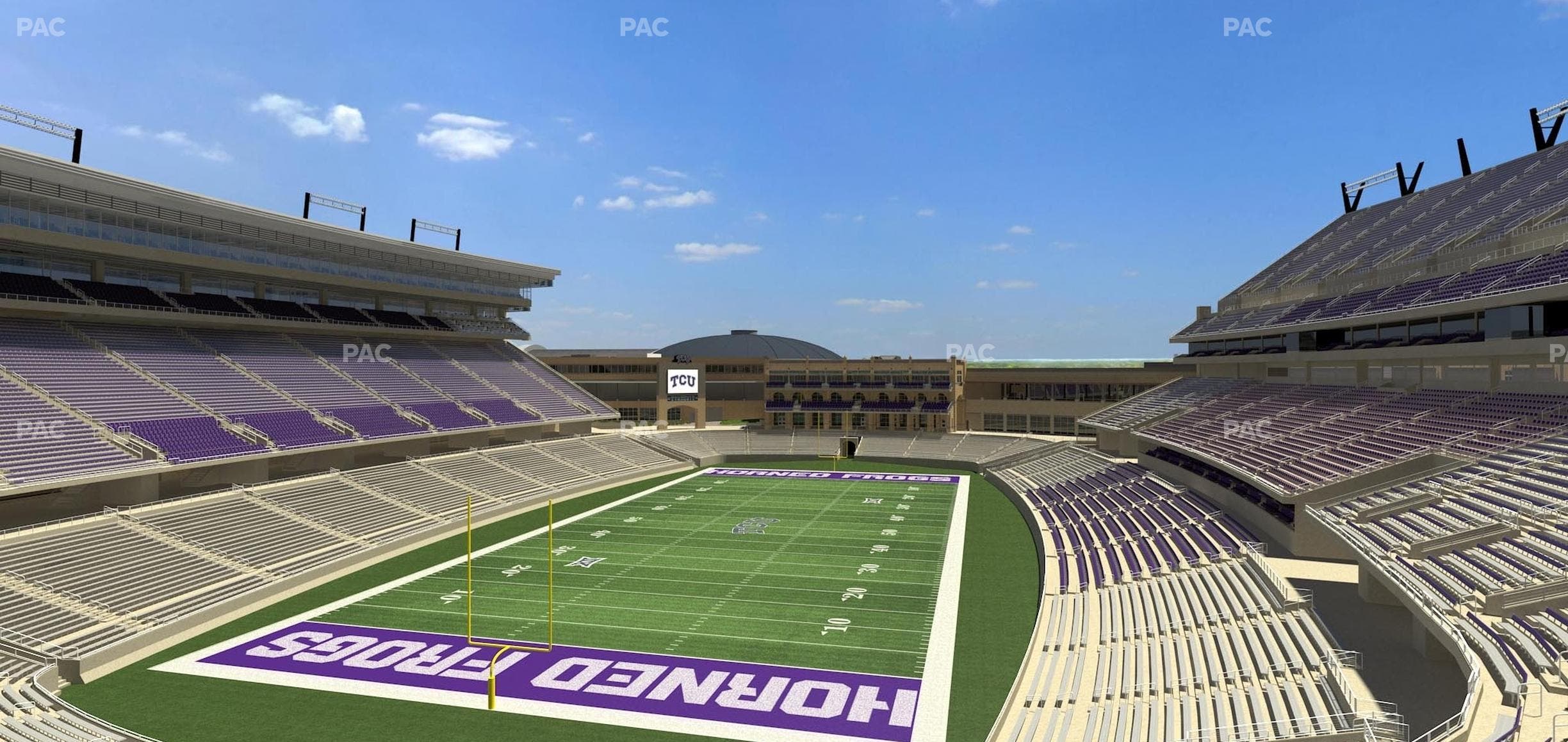 Amon G. Carter Stadium - Section 219 Seat View