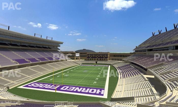 Amon G. Carter Stadium - Section 219 Seat View