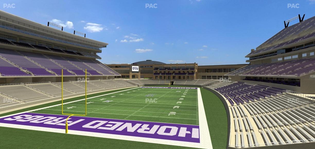 Amon G. Carter Stadium - Section 219 Seat View