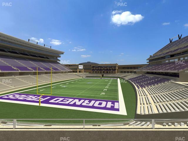 Amon G. Carter Stadium - Section 219 Seat View