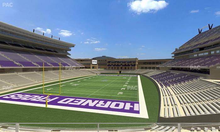 Amon G. Carter Stadium - Section 219 Seat View
