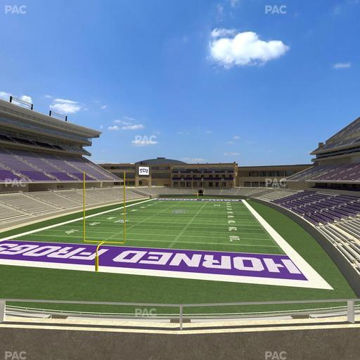Amon G. Carter Stadium - Section 220 Seat View