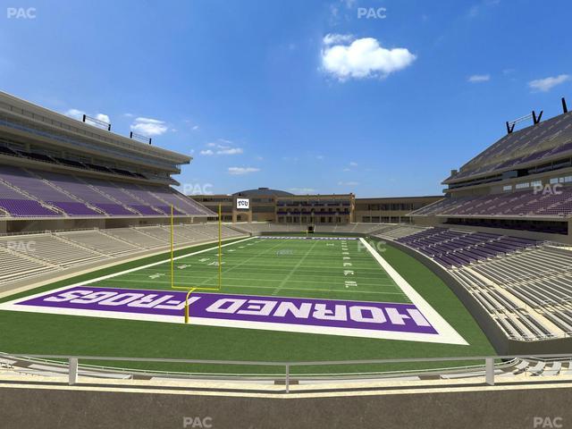 Amon G. Carter Stadium - Section 220 Seat View