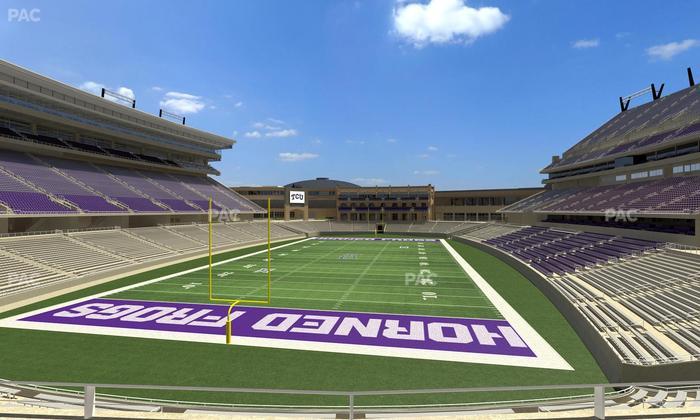 Amon G. Carter Stadium - Section 220 Seat View