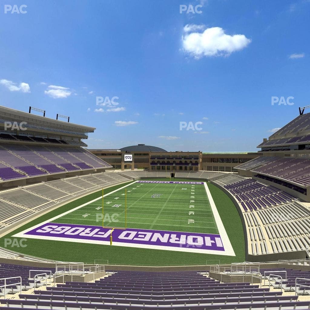 Amon G. Carter Stadium - Section 220 Seat View