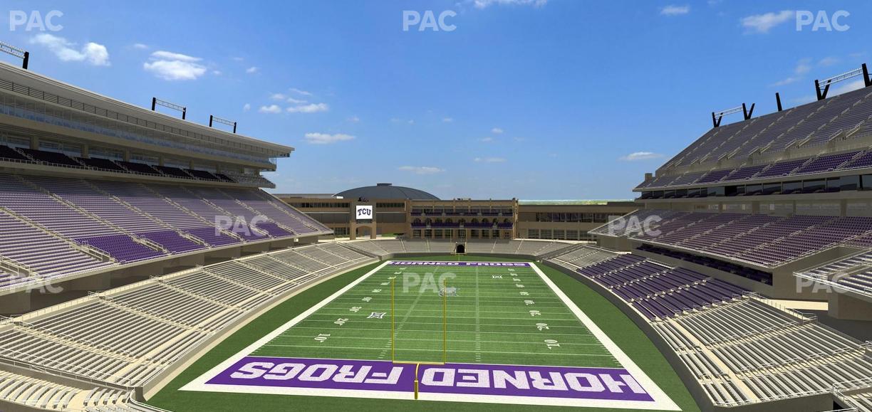 Amon G. Carter Stadium - Section 221 Seat View