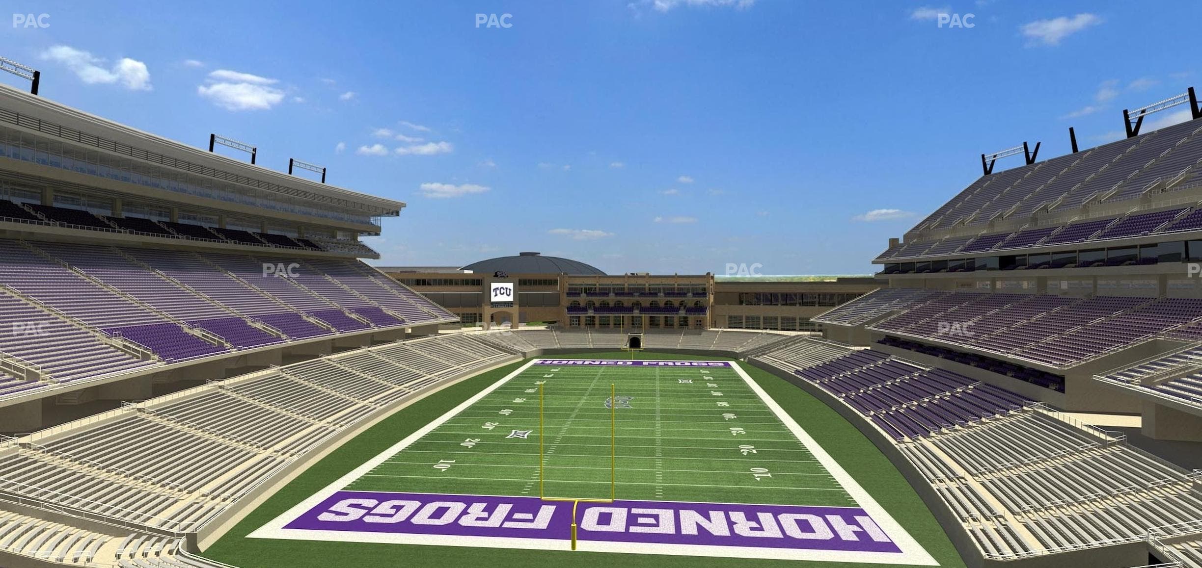 Amon G. Carter Stadium - Section 221 Seat View