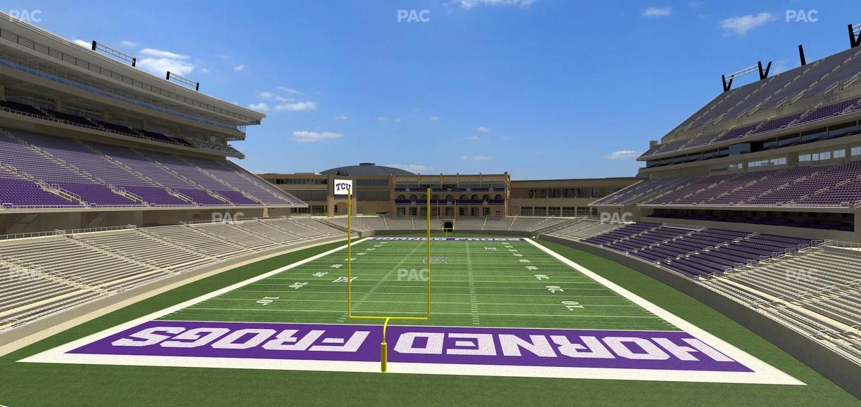 Amon G. Carter Stadium - Section 221 Seat View