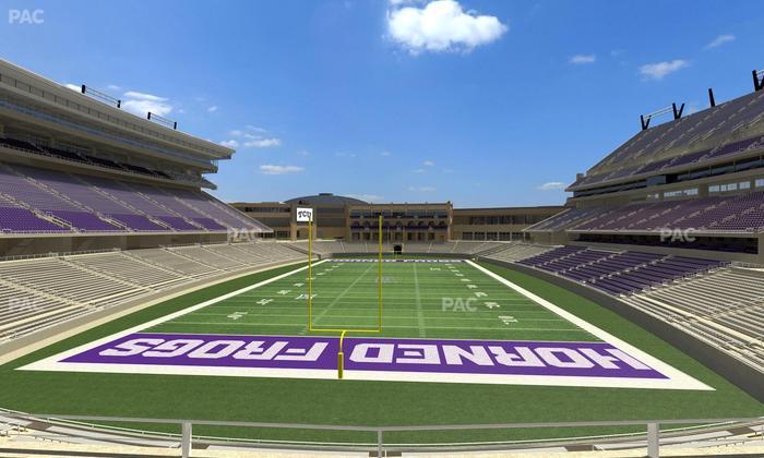 Amon G. Carter Stadium - Section 221 Seat View