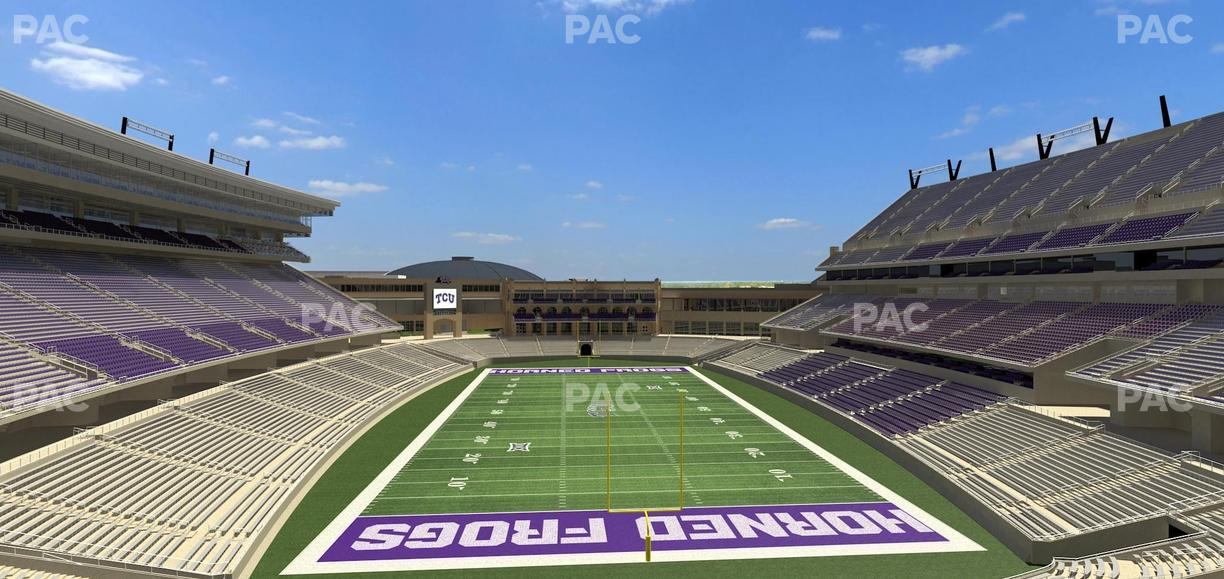 Amon G. Carter Stadium - Section 222 Seat View