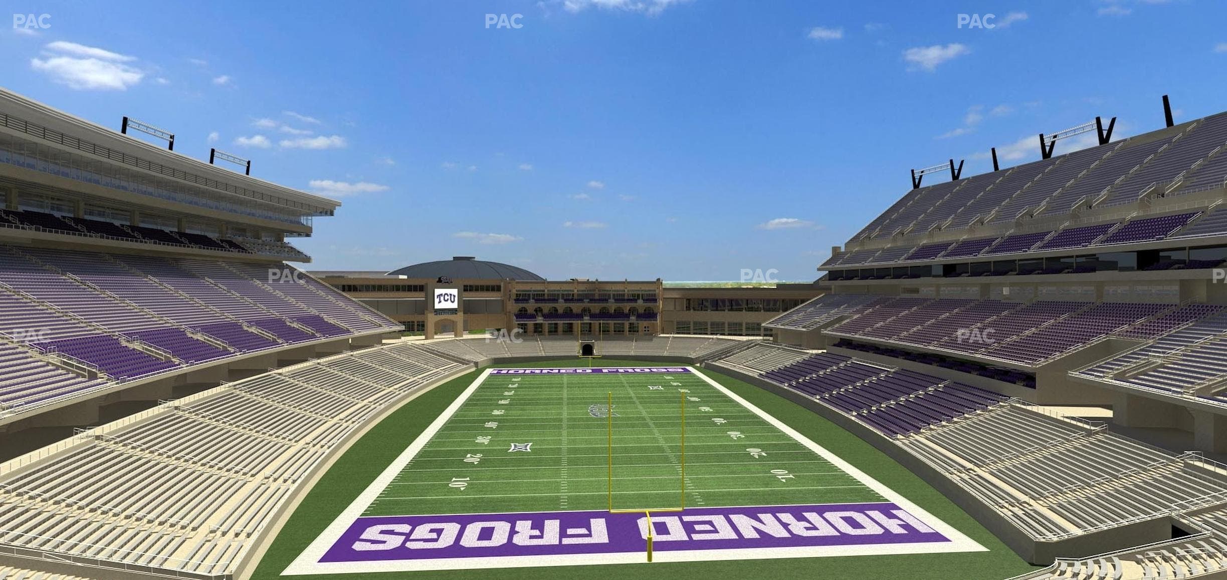 Amon G. Carter Stadium - Section 222 Seat View