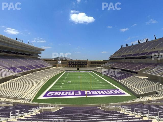 Amon G. Carter Stadium - Section 222 Seat View