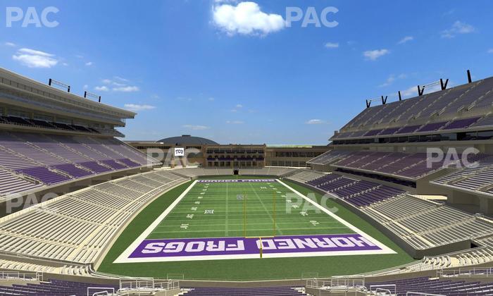 Amon G. Carter Stadium - Section 222 Seat View