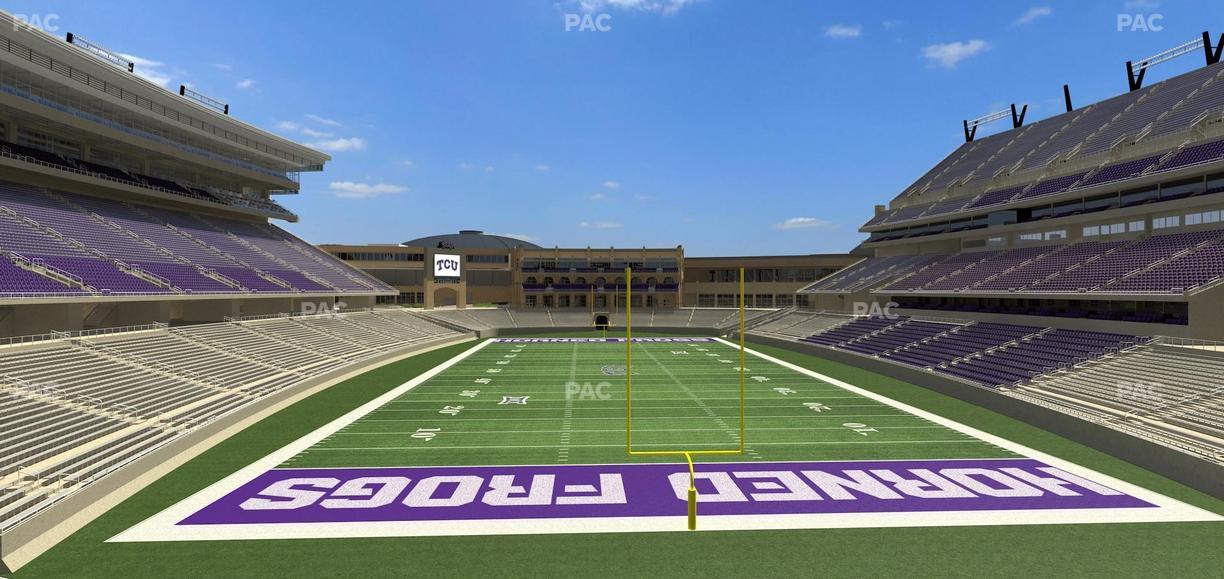 Amon G. Carter Stadium - Section 222 Seat View