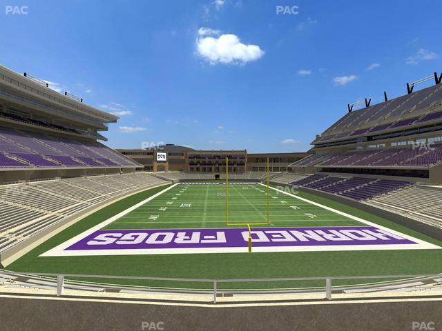 Amon G. Carter Stadium - Section 222 Seat View