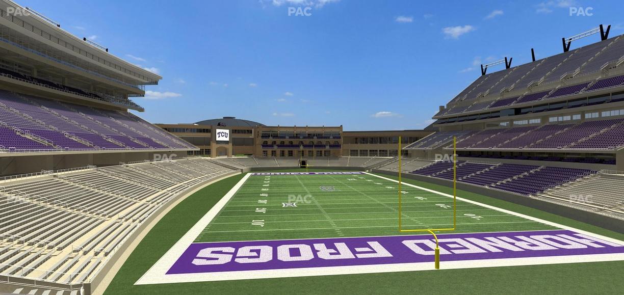 Amon G. Carter Stadium - Section 223 Seat View
