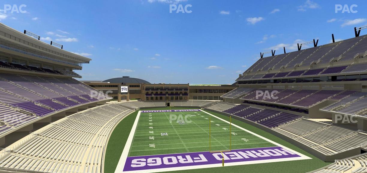 Amon G. Carter Stadium - Section 223 Seat View