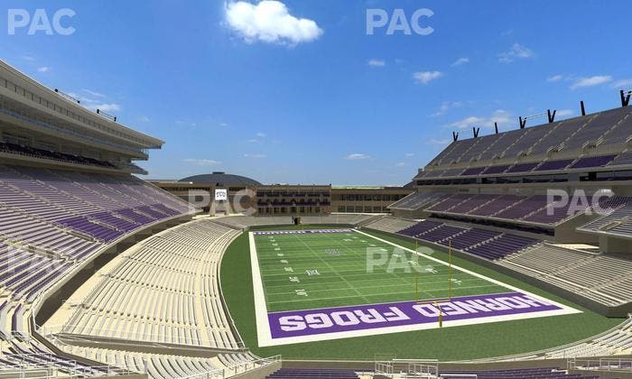Amon G. Carter Stadium - Section 224 Seat View