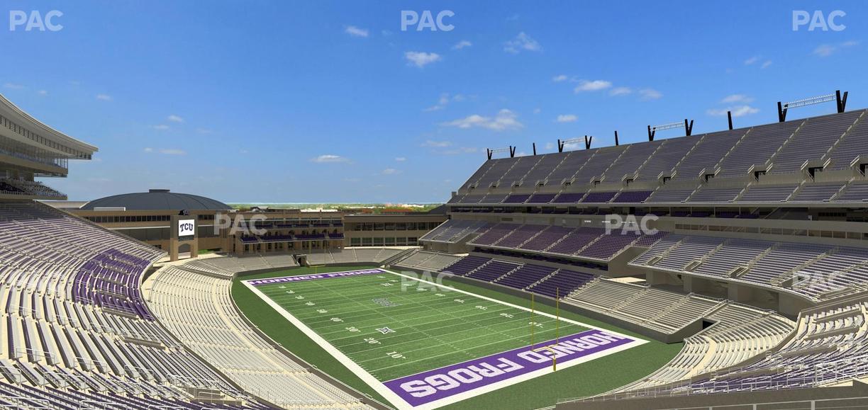 Amon G. Carter Stadium - Section 226 Seat View