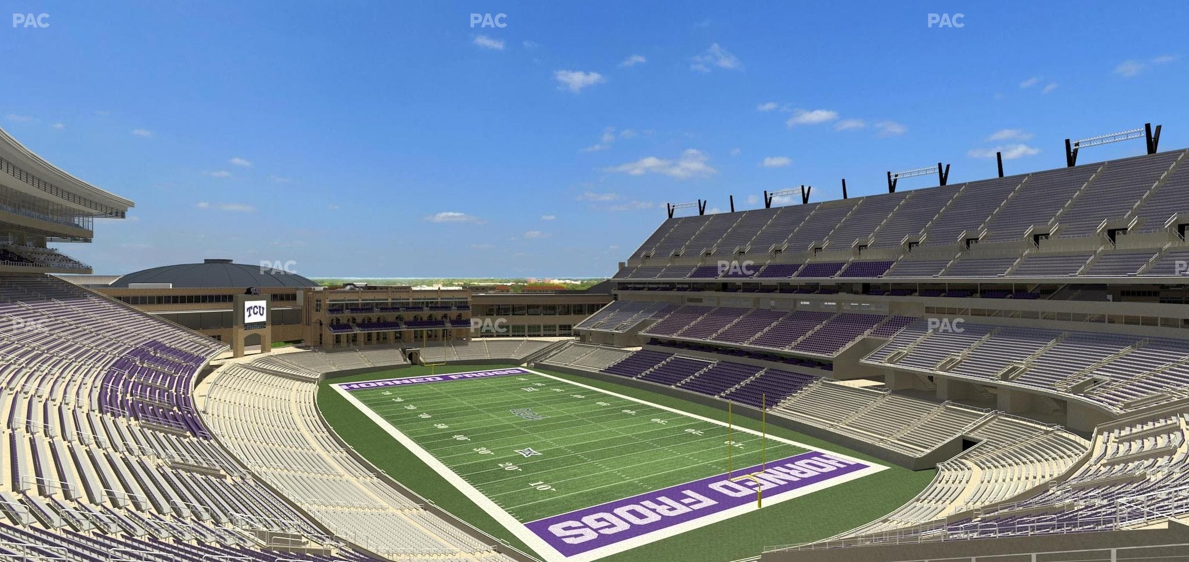 Amon G. Carter Stadium - Section 226 Seat View