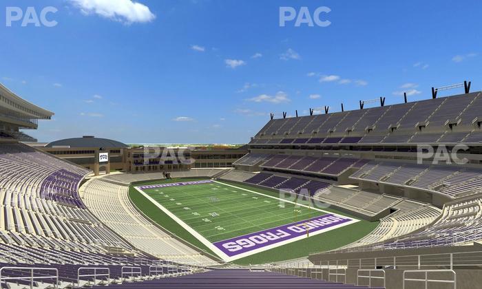 Amon G. Carter Stadium - Section 226 Seat View