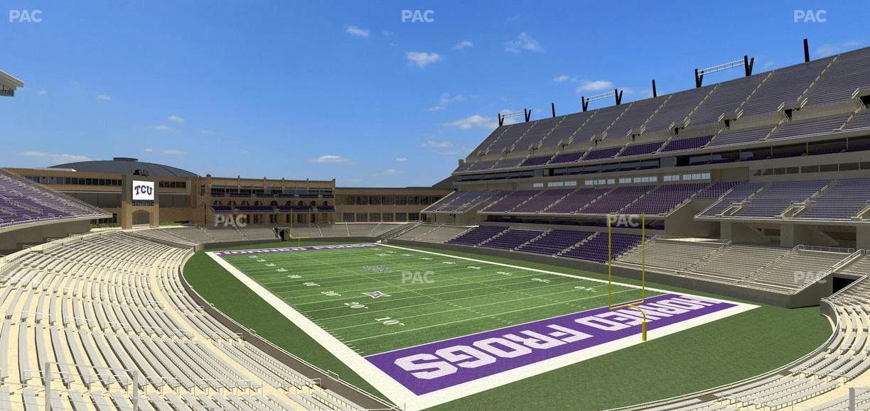 Amon G. Carter Stadium - Section 226 Seat View