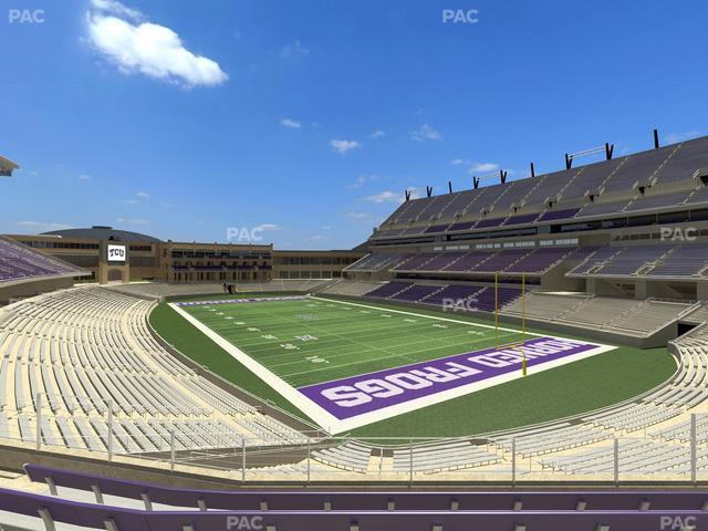 Amon G. Carter Stadium - Section 226 Seat View