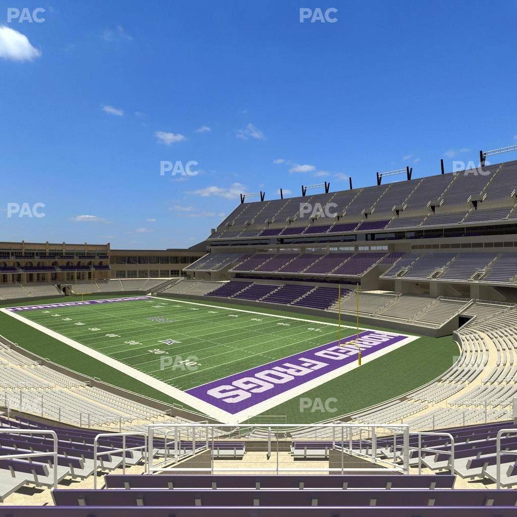 Amon G. Carter Stadium - Section 227 Seat View