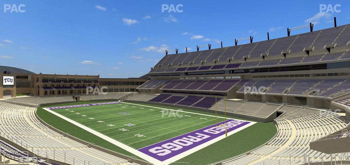 Amon G. Carter Stadium - Section 227 Seat View