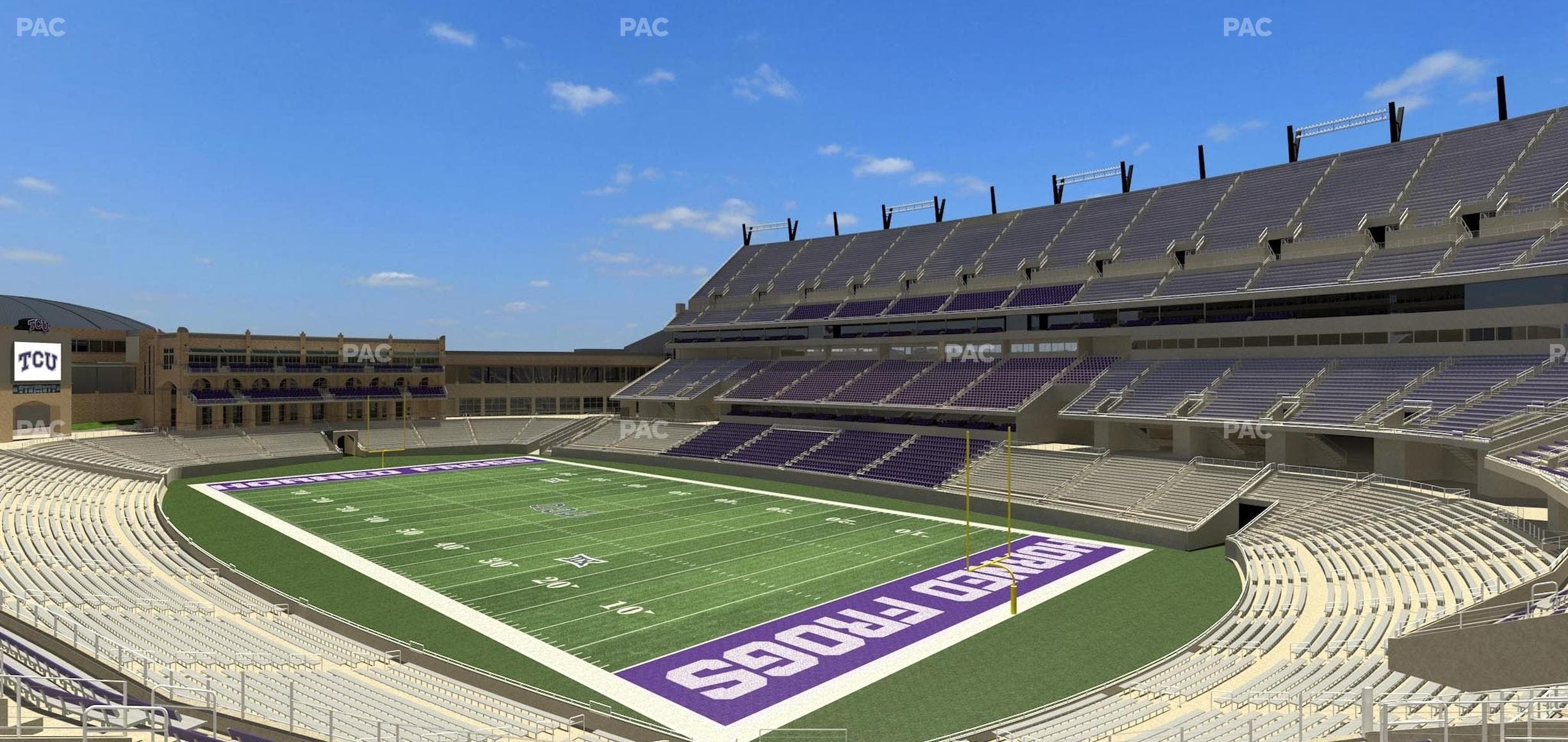 Amon G. Carter Stadium - Section 227 Seat View