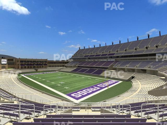 Amon G. Carter Stadium - Section 227 Seat View