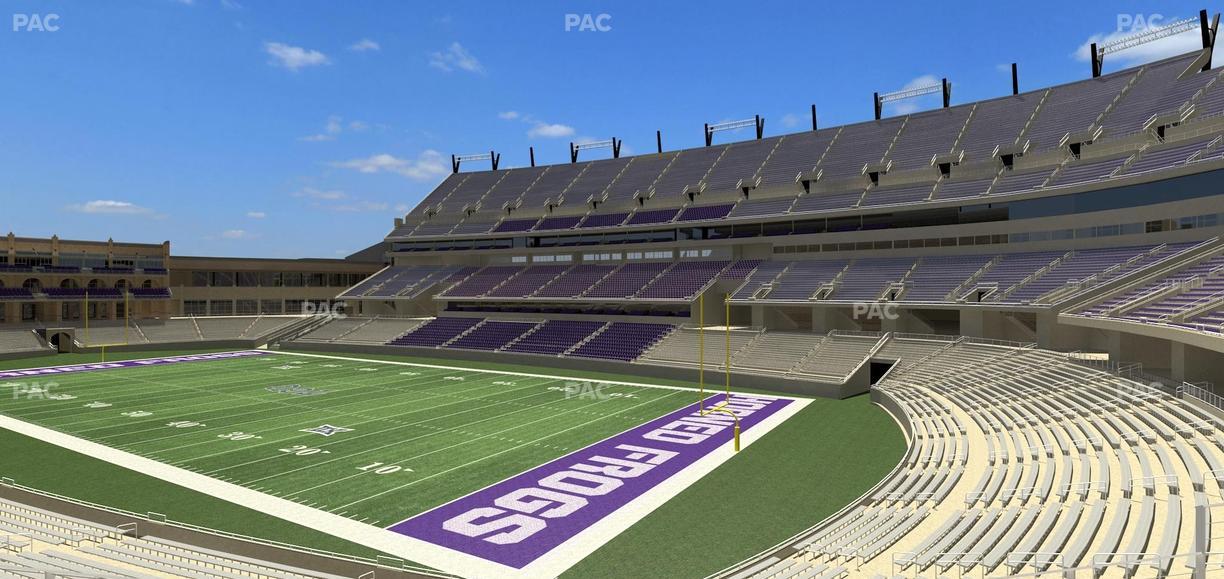 Amon G. Carter Stadium - Section 228 Seat View