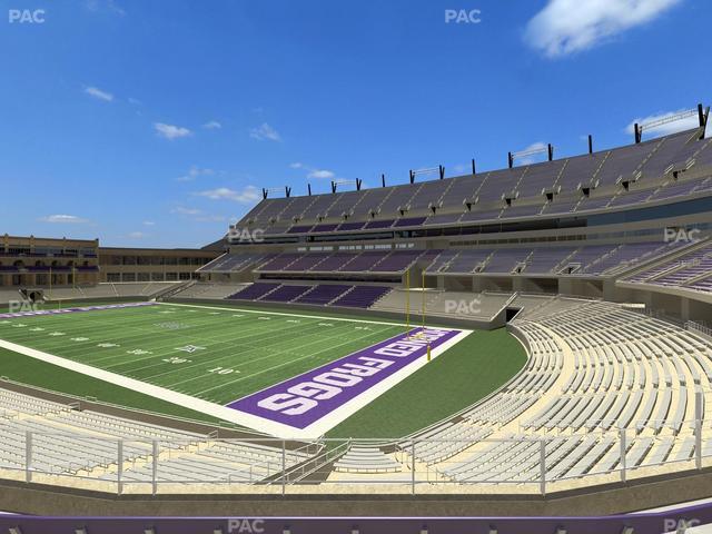 Amon G. Carter Stadium - Section 228 Seat View