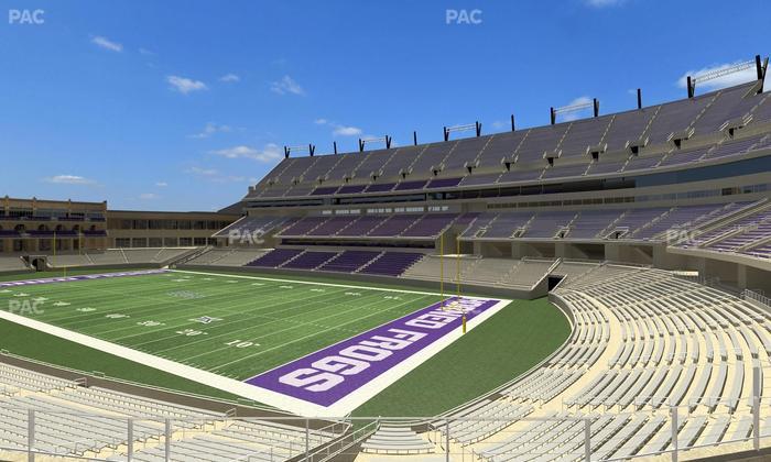Amon G. Carter Stadium - Section 228 Seat View