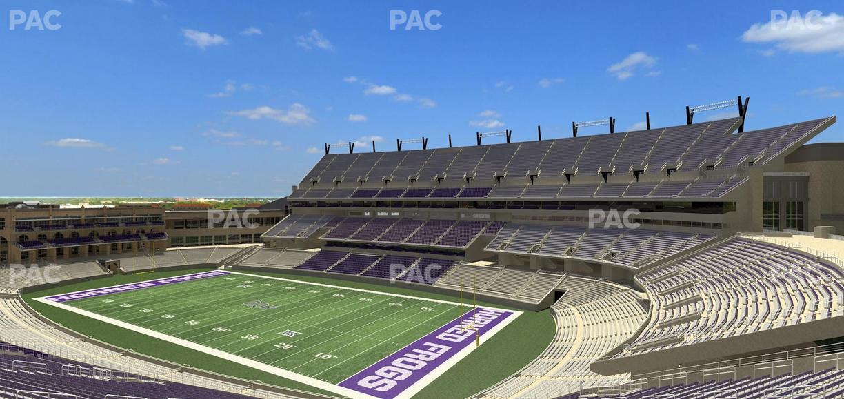 Amon G. Carter Stadium - Section 228 Seat View