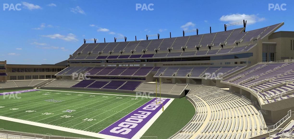 Amon G. Carter Stadium - Section 229 Seat View