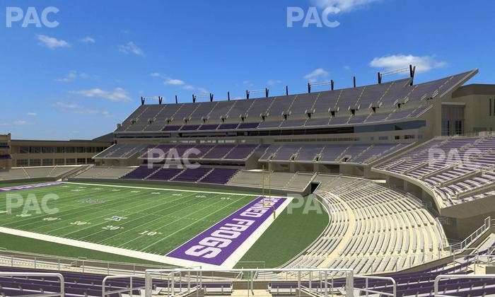 Amon G. Carter Stadium - Section 229 Seat View