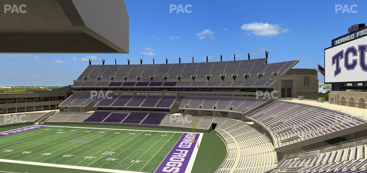 Amon G. Carter Stadium - Section 230 Seat View
