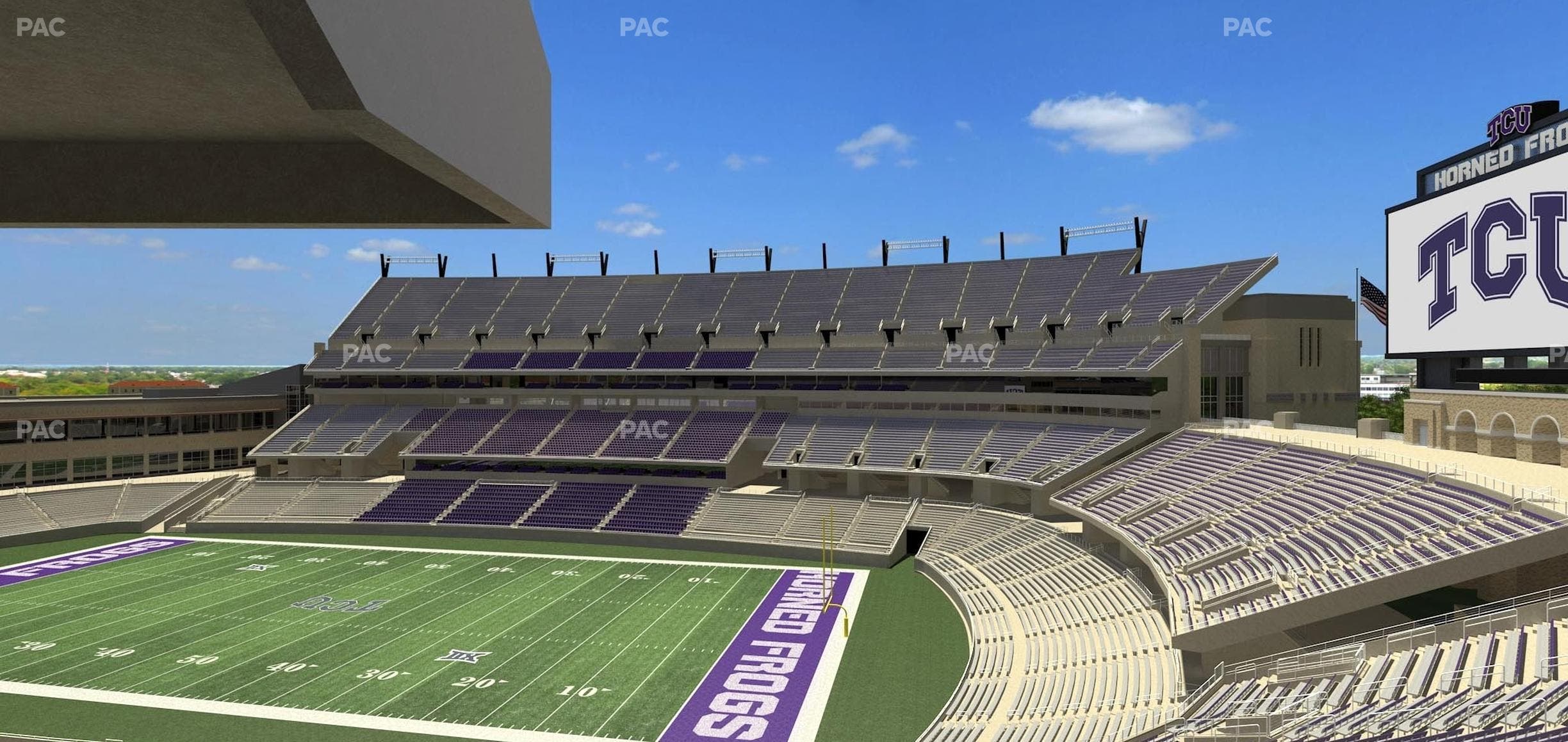 Amon G. Carter Stadium - Section 230 Seat View