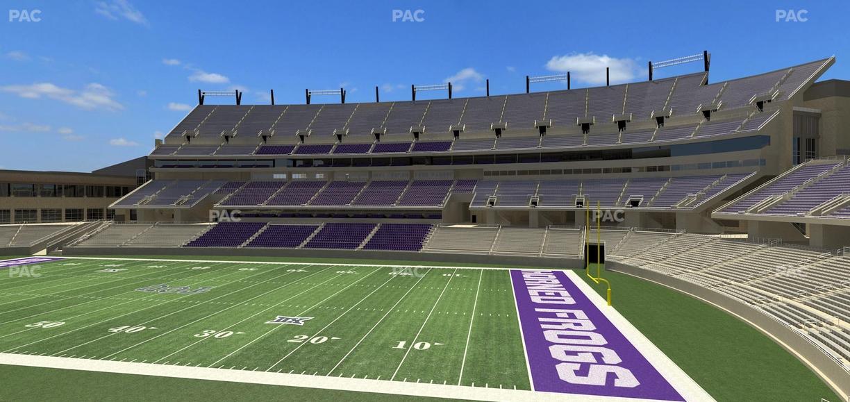 Amon G. Carter Stadium - Section 231 Seat View