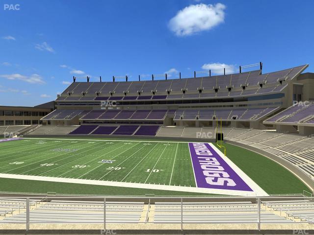 Amon G. Carter Stadium - Section 231 Seat View