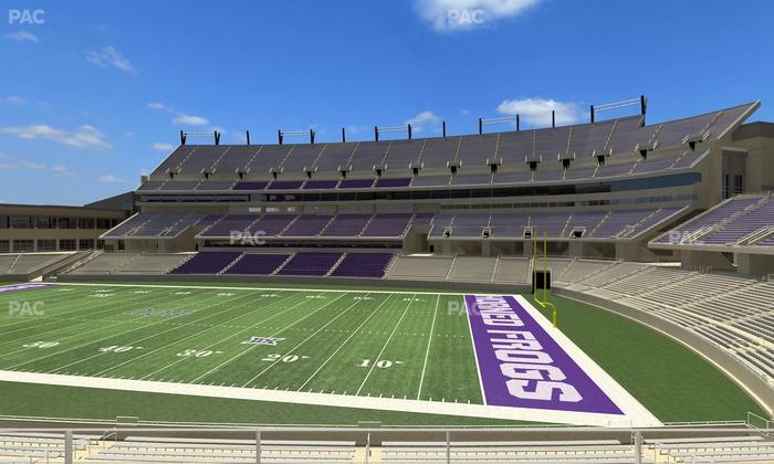 Amon G. Carter Stadium - Section 231 Seat View