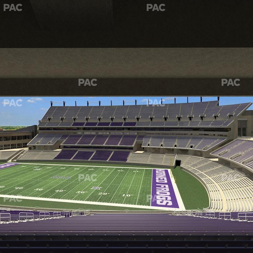 Amon G. Carter Stadium - Section 231 Seat View