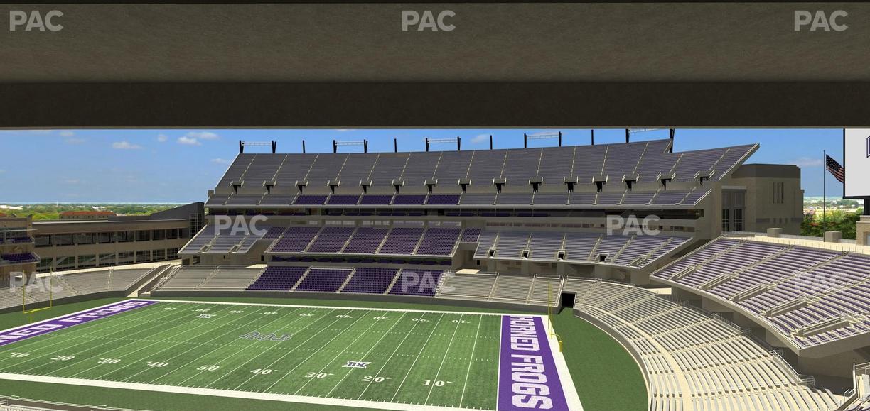 Amon G. Carter Stadium - Section 231 Seat View